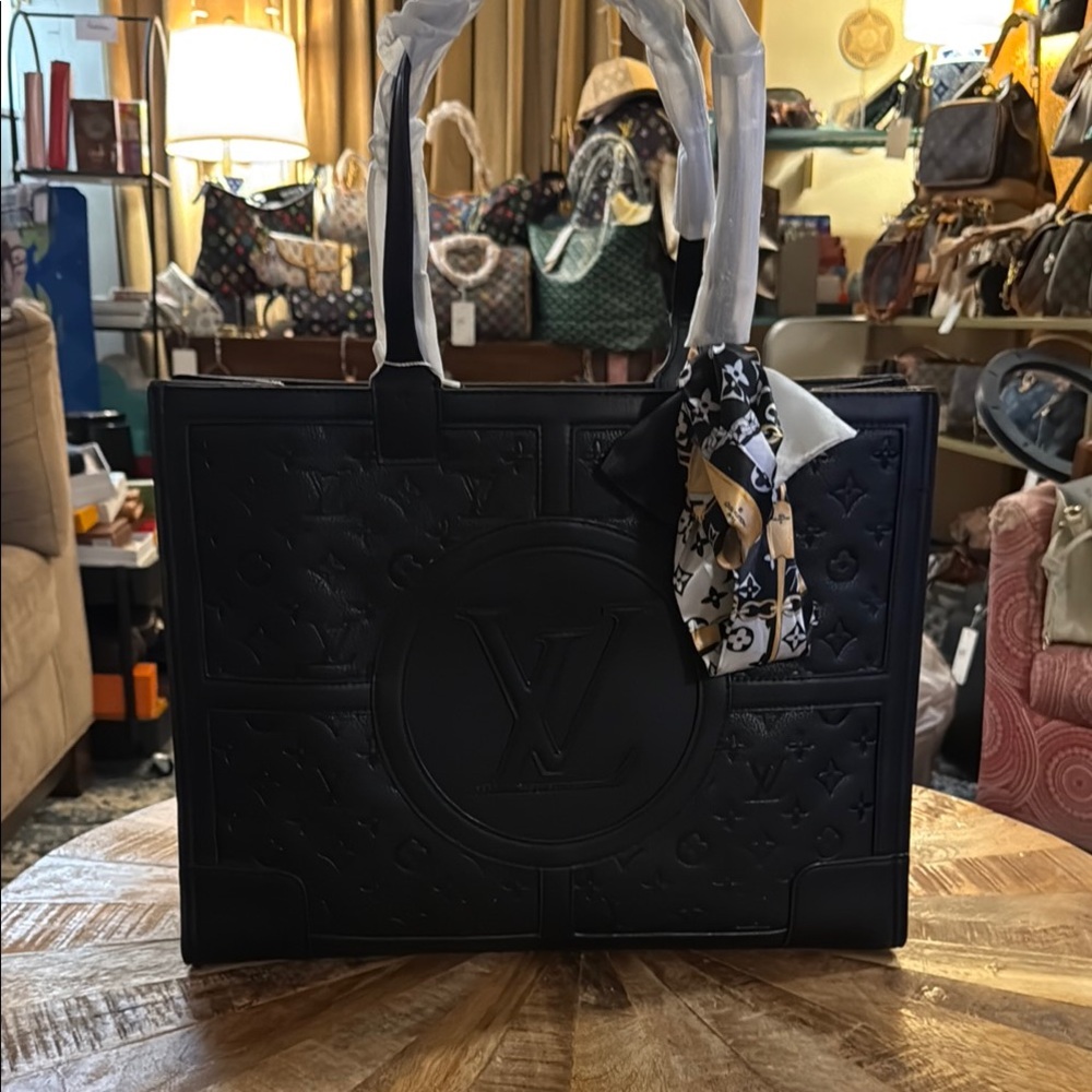 Black Designer Tote Bag